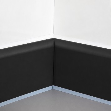 Angle interne pour plinthe Polyéthylène noire monté