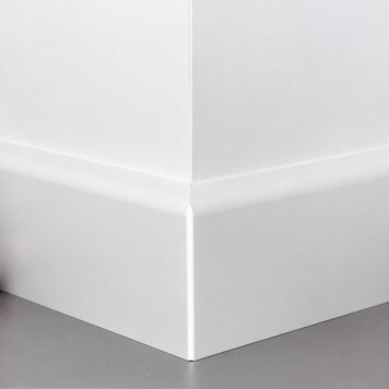 Angle externe pour Plinthe Polyéthylène blanche monté